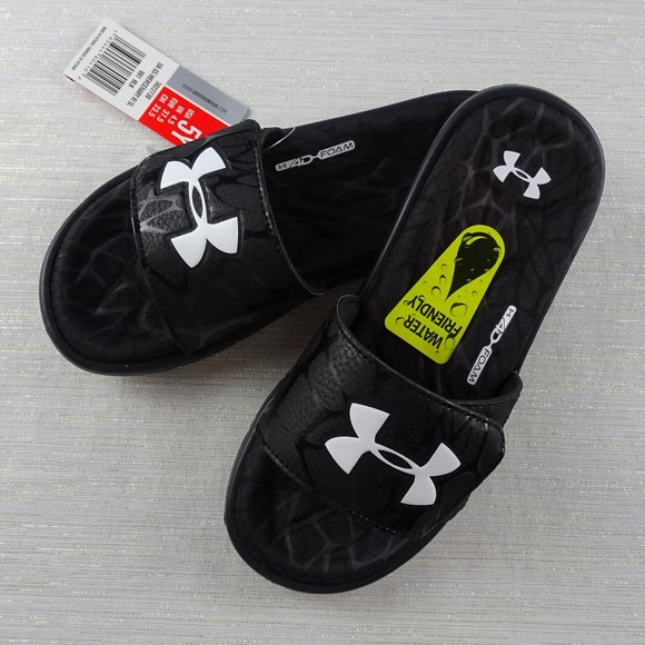 under armour water friendly slides